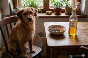 Olej lniany w diecie psa